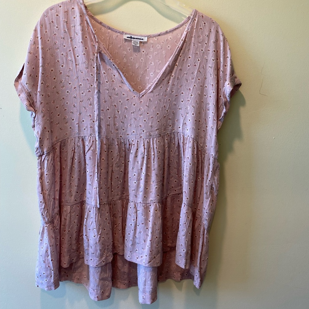 Pink flowered too